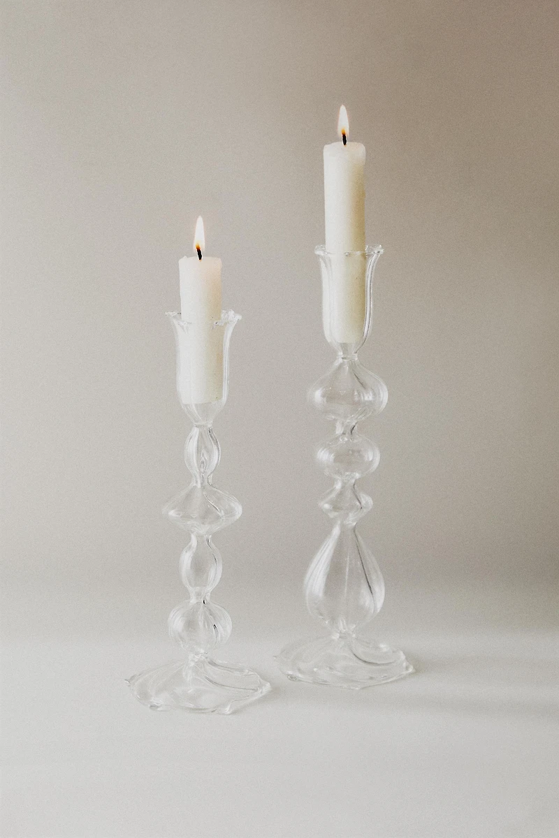 CHANDELIER VERRE TRANSPARENT
