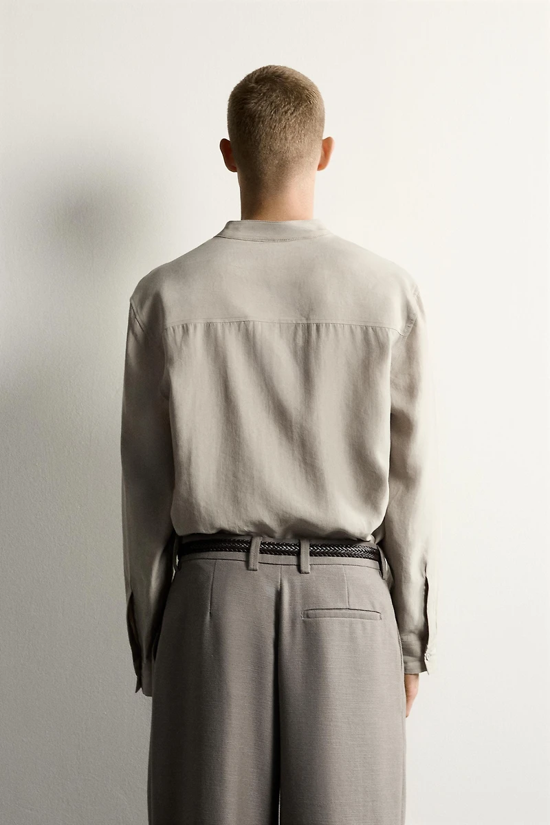 RELAXED FIT JACQUARD SHIRT