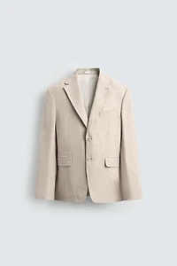 100% LINEN SUIT JACKET