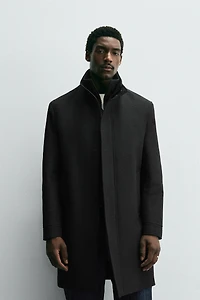 REMOVABLE COLLAR COAT