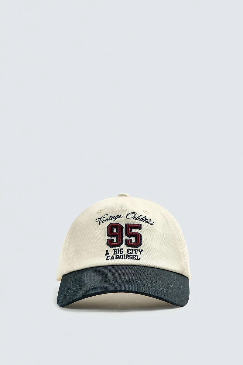 CASQUETTE BRODERIE COMBINÉE