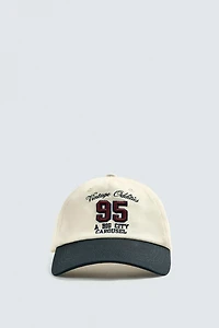 CASQUETTE BRODERIE COMBINÉE