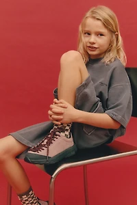 ENSEMBLE SWEAT-SHIRT À MANCHES COURTES ET SHORT CARGO