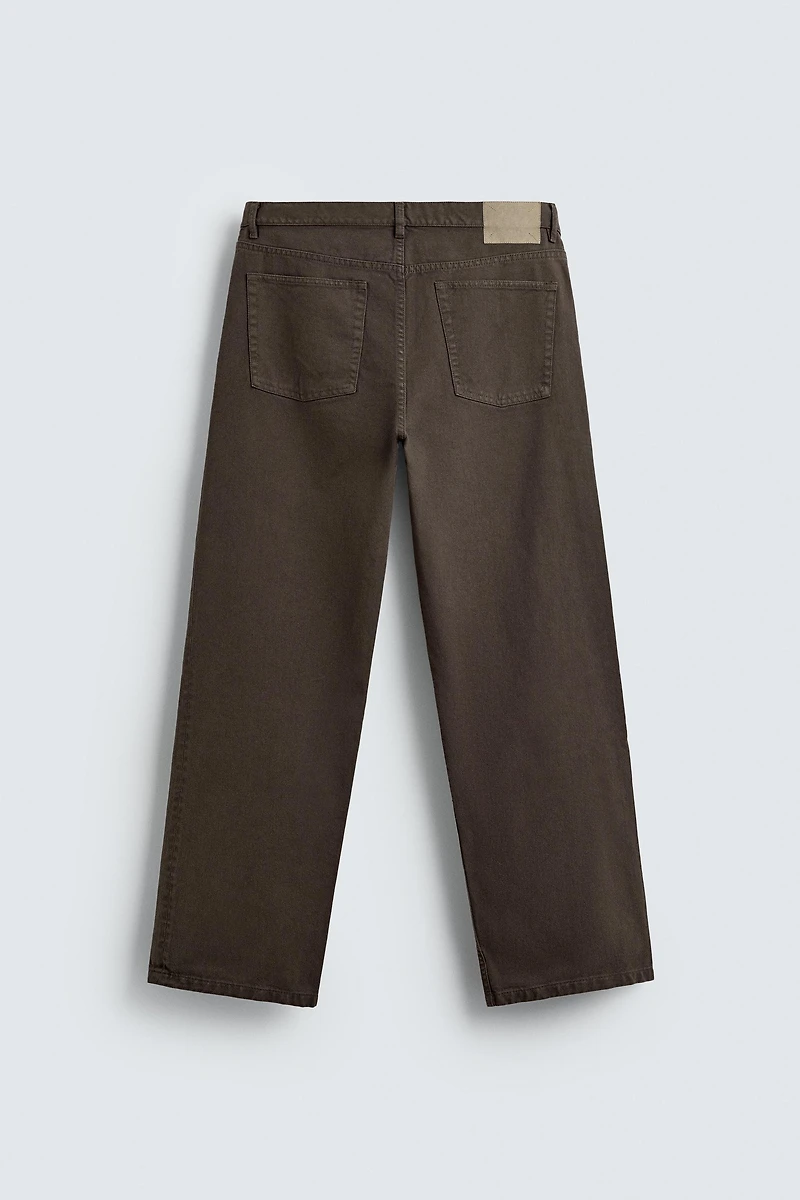 PANTALON STRAIGHT FIT STRUCTURÉ