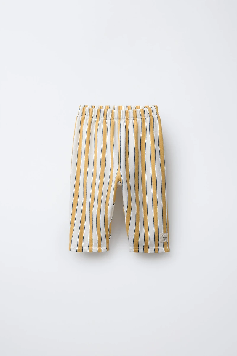 STRIPED BAGGY PANTS