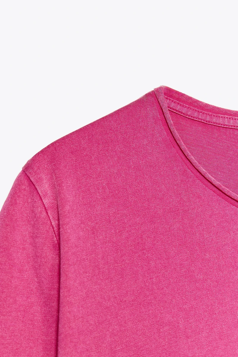 WASHED SHORT SLEEVE T-SHIRT