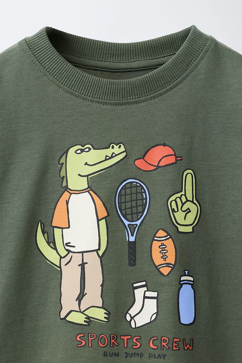 T-SHIRT À IMPRIMÉ ANIMAL