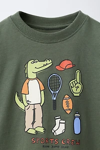 T-SHIRT À IMPRIMÉ ANIMAL