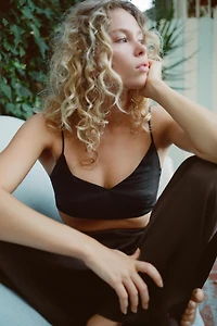 100% SILK CROP TOP