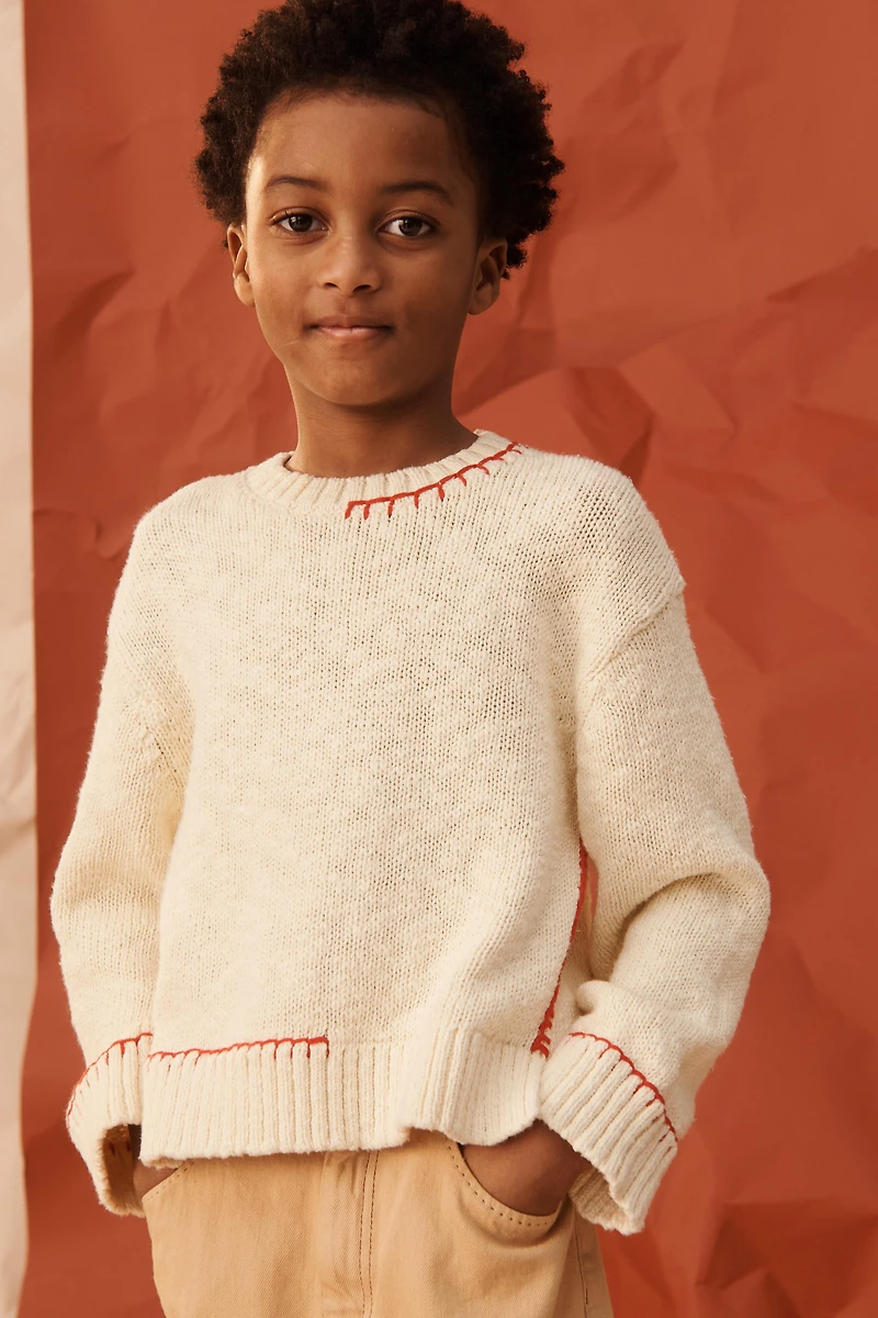 LIMITED EDITION STITCHED KNIT JUMPER