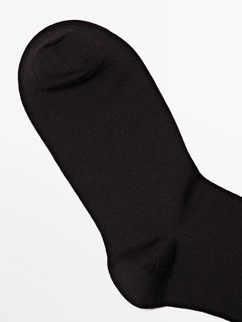 Wool blend socks