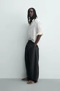PANTALON BALLON FIT PLIS CEINTURE
