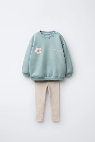 SWEATSHIRT AND LEGGINGS SET