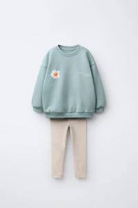 SWEATSHIRT AND LEGGINGS SET