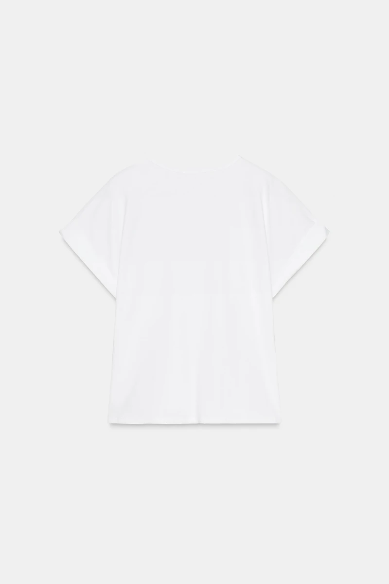 POPLIN POCKET T-SHIRT