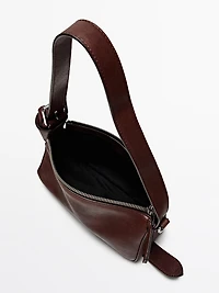 Petit sac boucle en cuir nappa