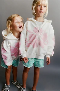 HIBISCUS PRINT HOODIE