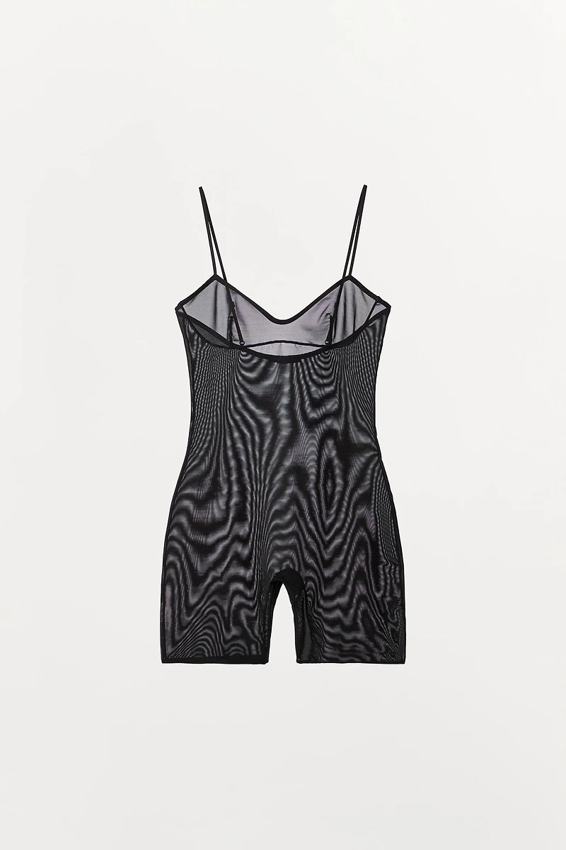 BODY SHORT AVEC POLYAMIDE