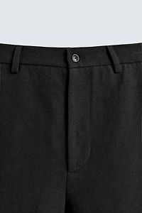 COTTON - LINEN SUIT PANTS