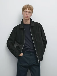 Faux jean tapered fit léger