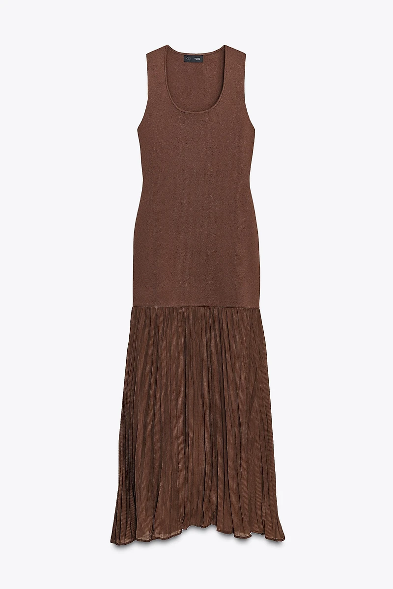 COMBINATION KNIT DRESS