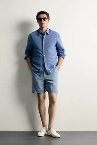 WASHED REGULAR FIT SHORTS