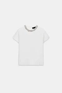 JEWEL BEAD KNIT TOP