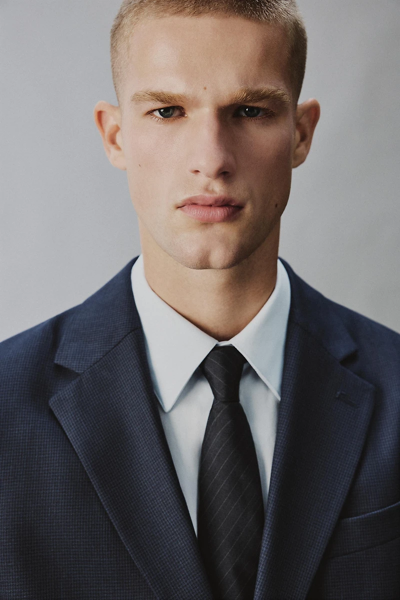 HOUNDSTOOTH SUIT JACKET