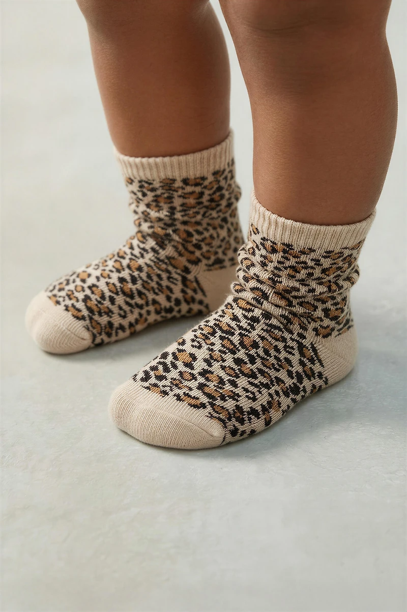 TWO-PACK OF ANIMAL PRINT SOCKS