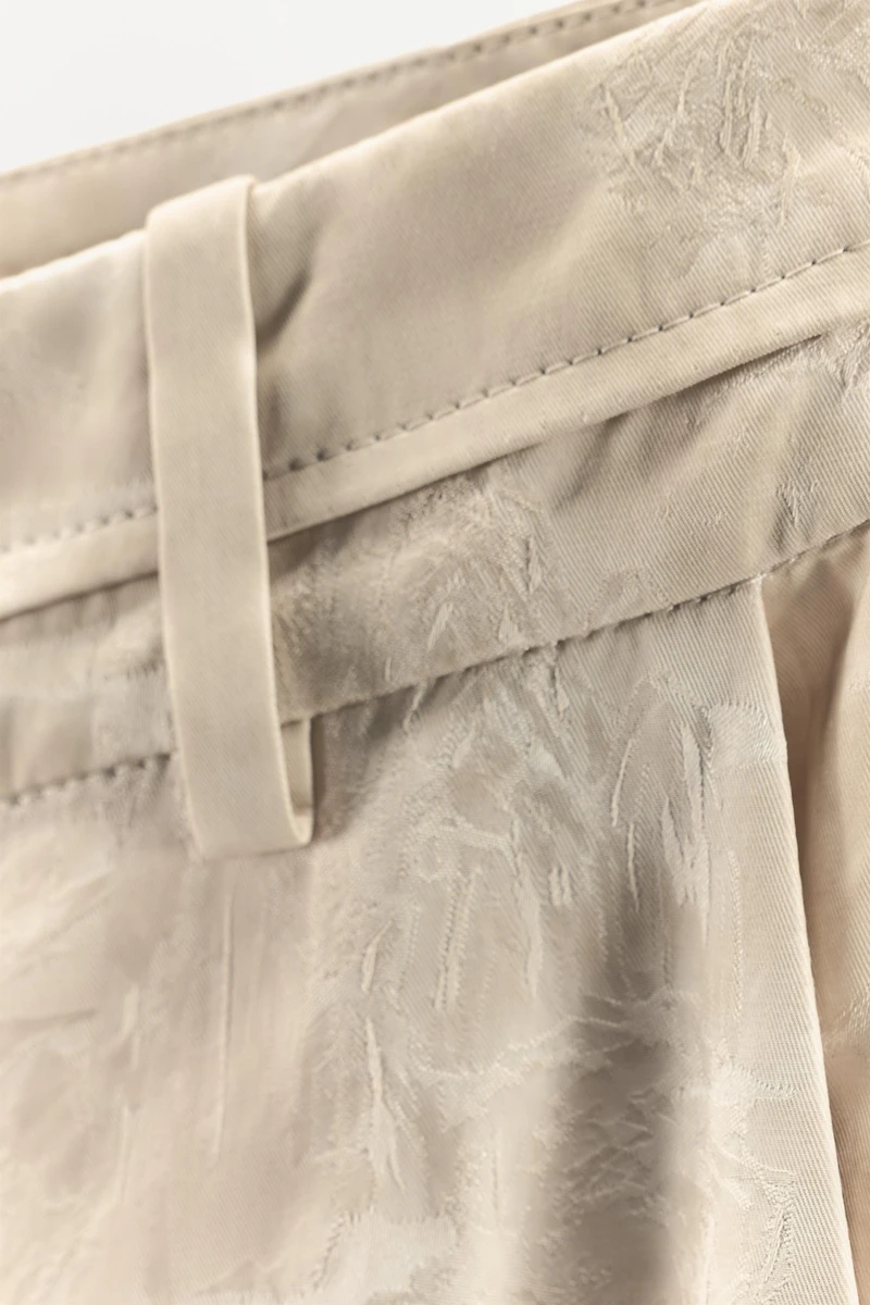 PANTALON JACQUARD À BOUTONS ZW COLLECTION ÉDITION LIMITÉE