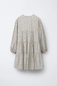 POLKA DOT PANEL DRESS