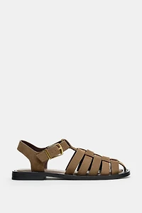 SPLIT LEATHER FISHERMAN SHOES