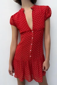 SHORT POLKA DOT DRESS