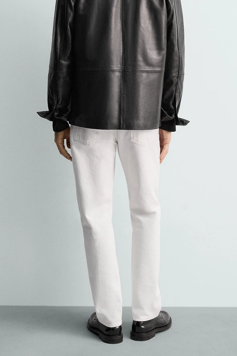 ANKLE FIT STRAIGHT JEANS