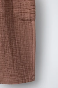 COMBINATION TEXTURE PANTS