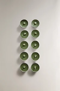 SET OF BASILICUM SCENTED TEALIGHT CANDLES (SET OF 10)