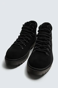 CHUNKY LEATHER BOOTS