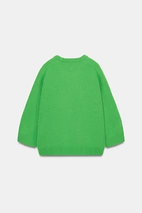 100% WOOL HAMMER SLEEVE JUMPER