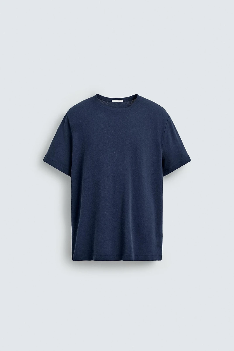 LINEN - COTTON T-SHIRT