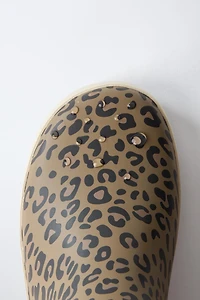ANIMAL PRINT RAIN BOOTS