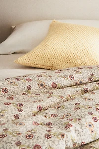 KIDS FLORAL COTTON DUVET COVER