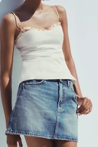 MINI-JUPE EN JEAN TRF