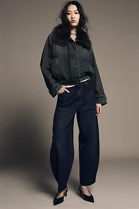 ZW COLLECTION DENIM BOMBER JACKET