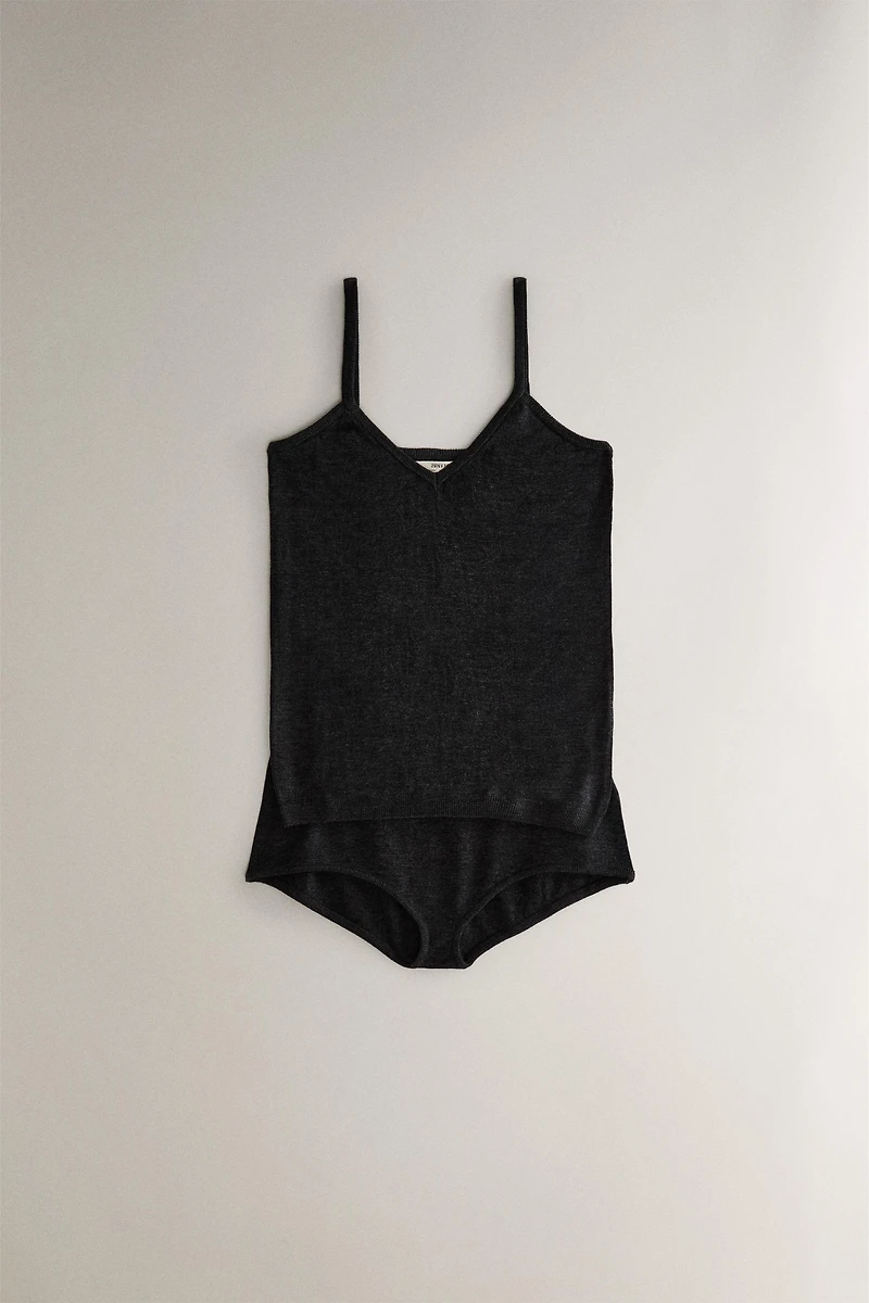 WOOL AND SILK SHORTS
