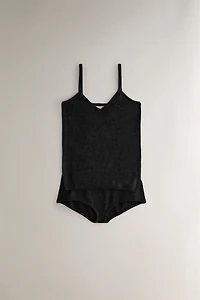 WOOL AND SILK SHORTS