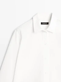 Chemise popeline 100 % coton