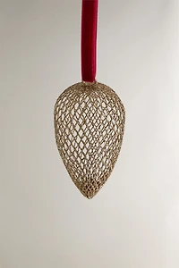 LONG MESH CHRISTMAS TREE ORNAMENT