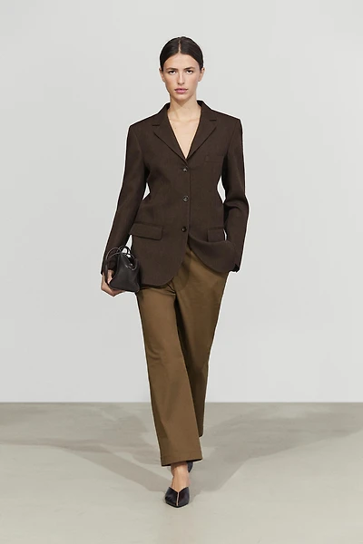 Blazer détails boutons 100 % laine