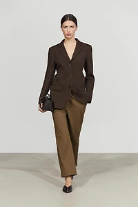 Blazer détails boutons 100 % laine
