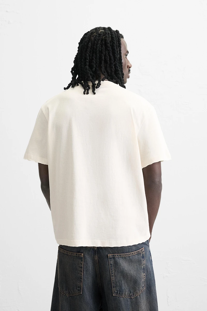 IRREGULAR TEXTURED T-SHIRT